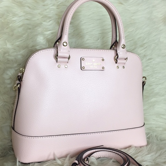 kate spade Handbags - 🌸FLASH⬇️🌸Kate Spade All Leather Blush Pink Purse